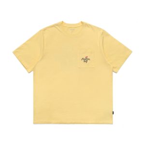 Founders Ss Pocket Pale Yellow Tee