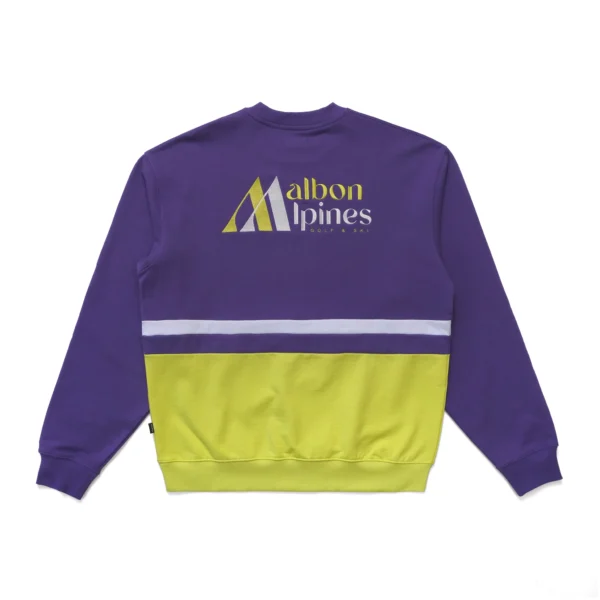 GOLF & SKI PURPLE CREWNECK 2