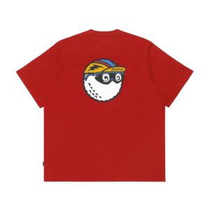 Golf & Cycle Cycling Club Pocket Red Tee