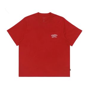 Golf & Cycle Cycling Club Pocket Red Tee