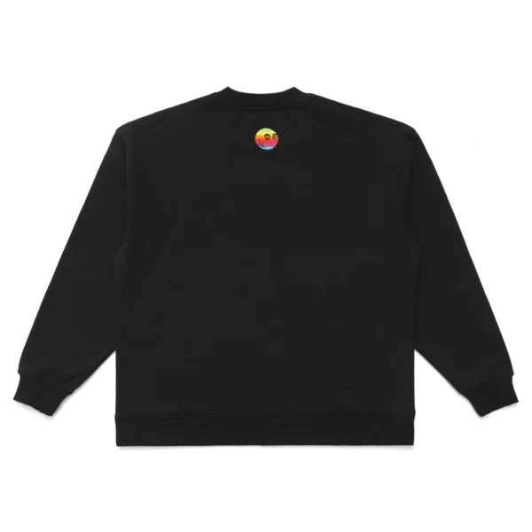 MALBON X BEAMS RAINBOW BLACK CREWNECK 2