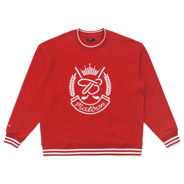 MALBON X BUDWEISER CHAMPIONS FLEECE CREWNECK