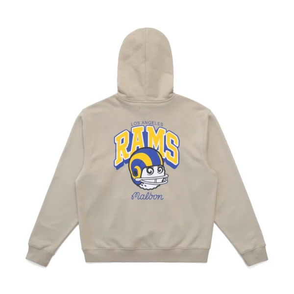 MALBON X RAMS HOODED SWEATSHIRT 2