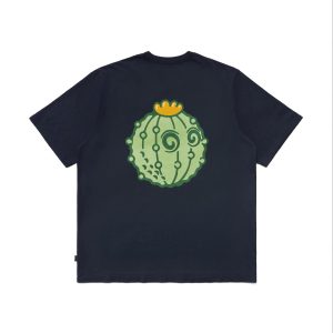 Malbon X Waste Management Cacti Buckets Navy T-Shirt