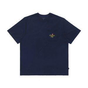 Players Ss Pocket Navy Tee