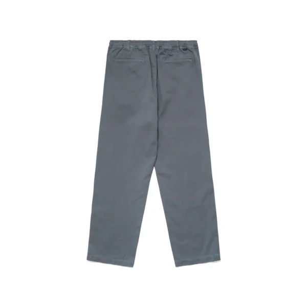 WASHED COTTON TWILL CROPPED CHINO SEAPORT BLUE PANT 2